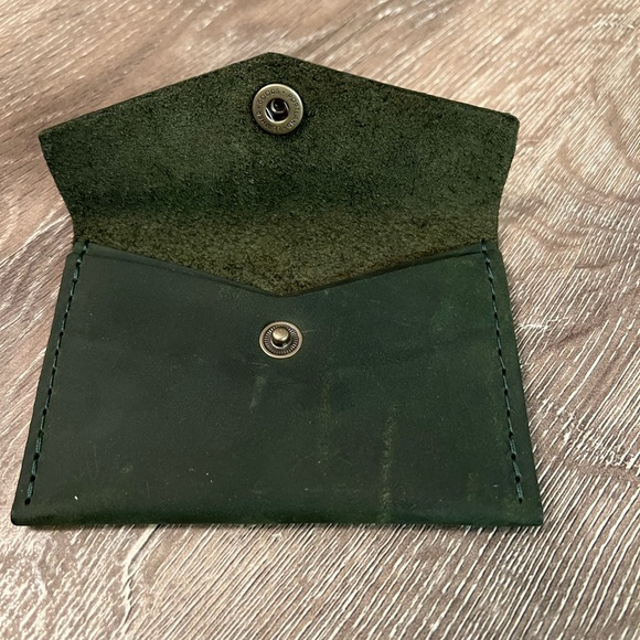 PLG Brushed Green Mini Envelope Wallet - Picture 4 of 4